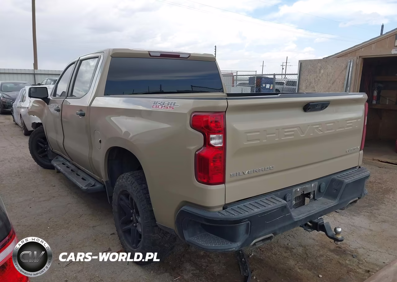 2022 Chevrolet Silverado 1500 4Wd Short Bed Custom Trail Boss VIN:3GCPDCED1NG616227 - 3