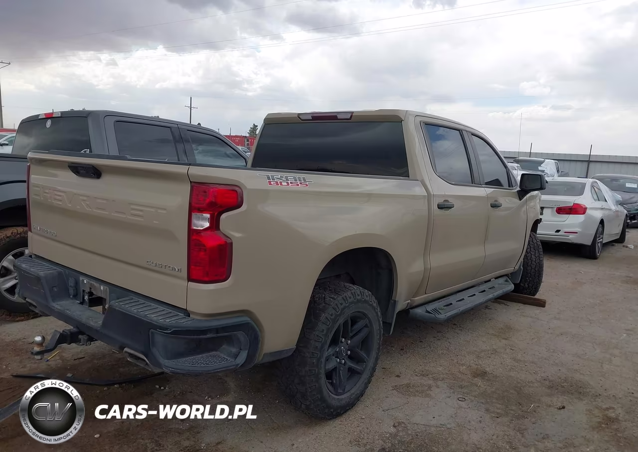 2022 Chevrolet Silverado 1500 4Wd Short Bed Custom Trail Boss VIN:3GCPDCED1NG616227 - 4