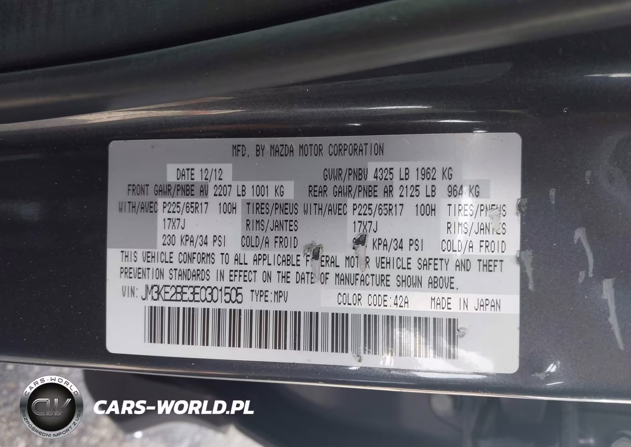 2014 Mazda Cx-5 Sport VIN:JM3KE2BE3E0301505 - 9