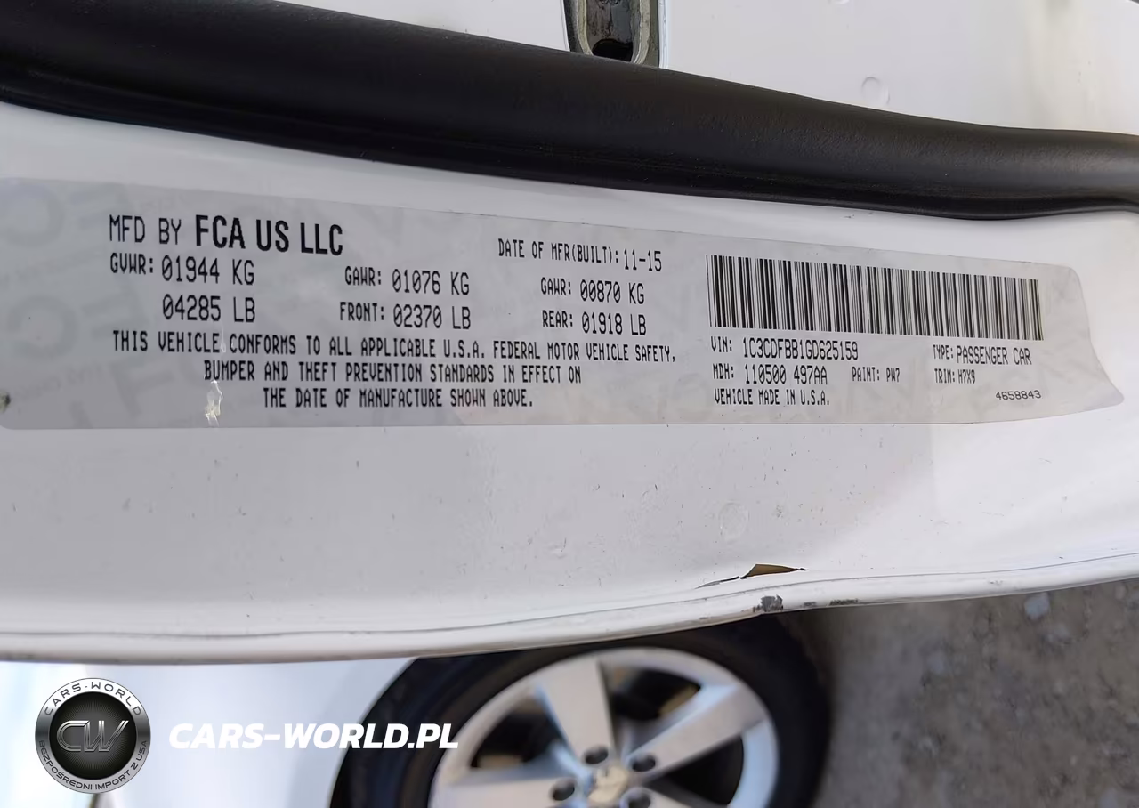 2016 Dodge Dart Sxt VIN:1C3CDFBB1GD625159 - 9