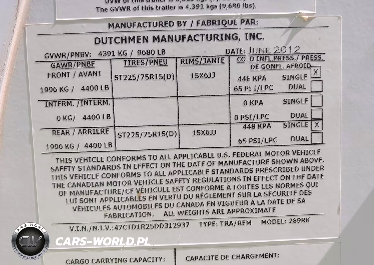 2013 Dutchmen Denali VIN:47CTD1R25DD312937 - 9