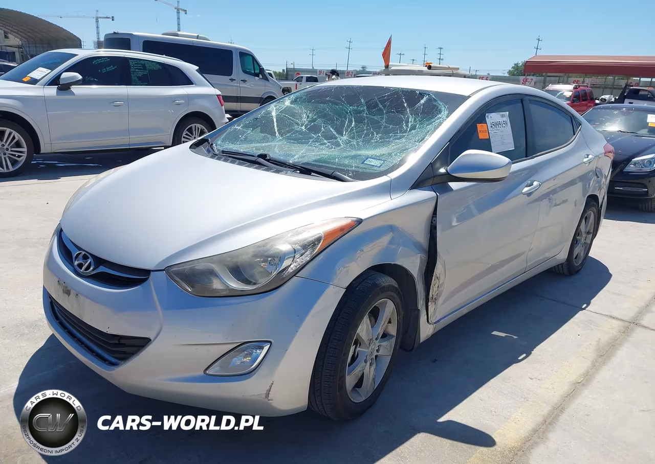 2013 Hyundai Elantra Gls VIN:KMHDH4AE2DU664340 - 2
