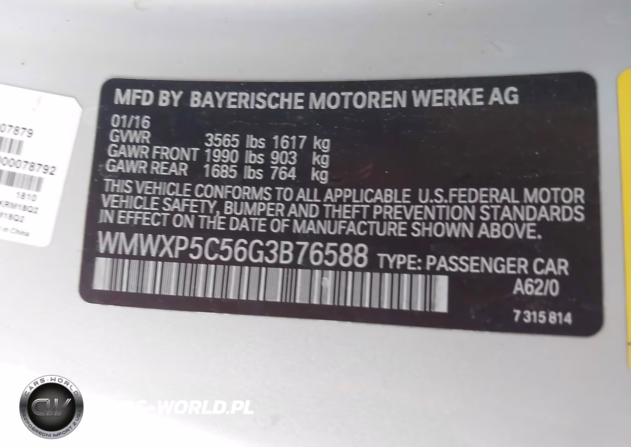 2016 Mini Hardtop Cooper VIN:WMWXP5C56G3B76588 - 9