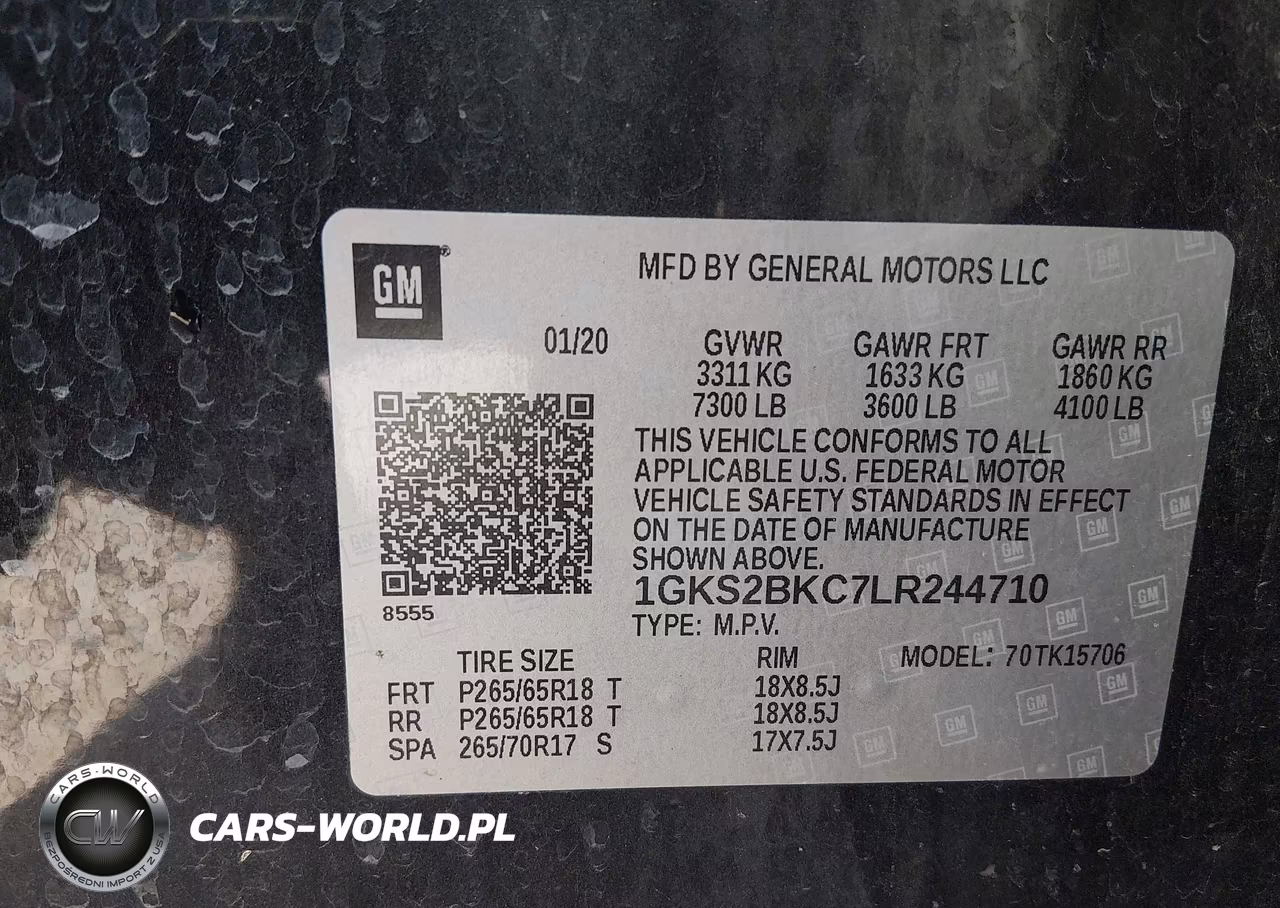 2020 GMC Yukon 4Wd Slt VIN:1GKS2BKC7LR244710 - 9