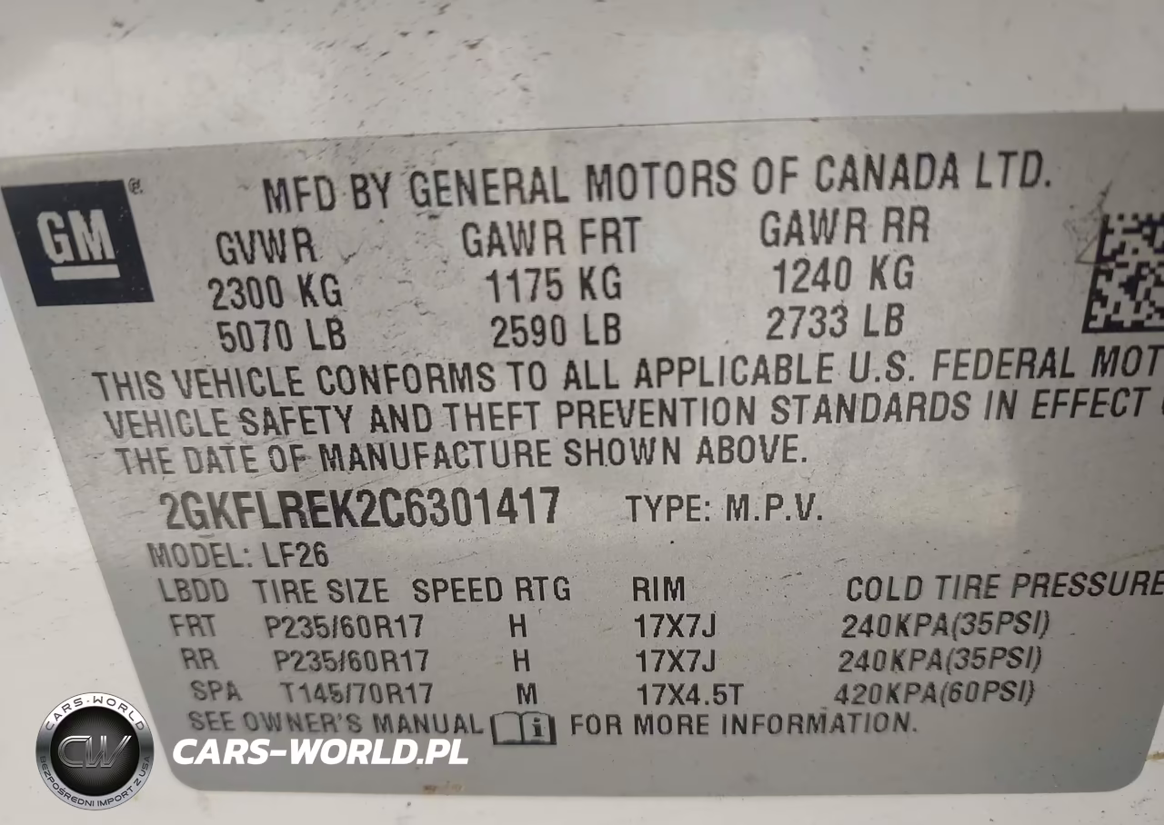 2012 GMC Terrain Sle-1 VIN:2GKFLREK2C6301417 - 9