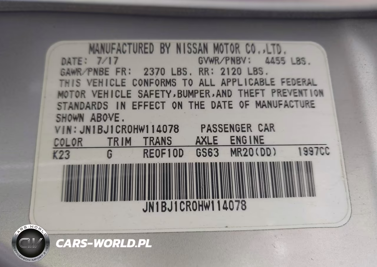 2017 Nissan Rogue Sport Sv VIN:JN1BJ1CR0HW114078 - 9