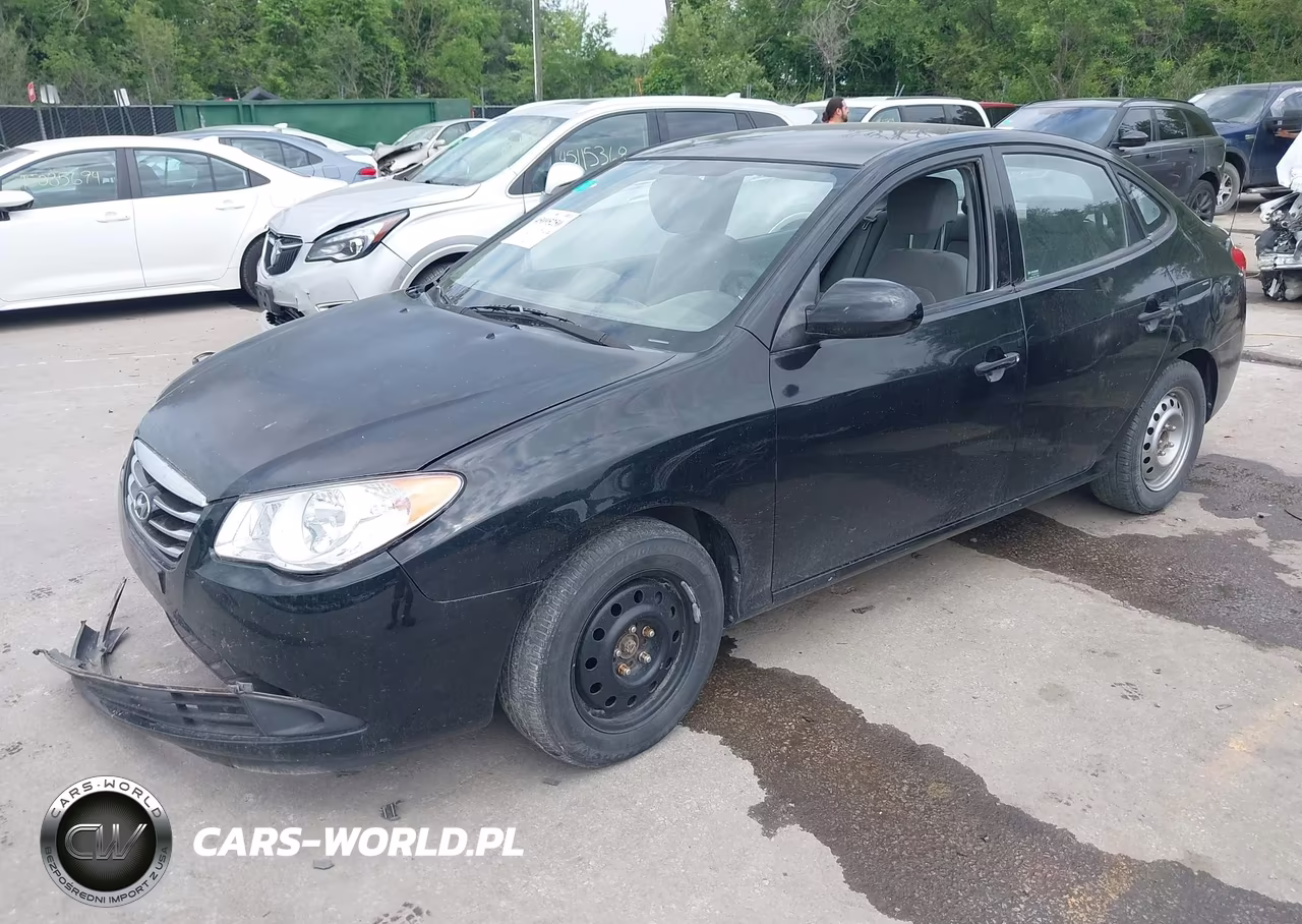 2010 Hyundai Elantra Blue VIN:KMHDU4AD2AU855416 - 2