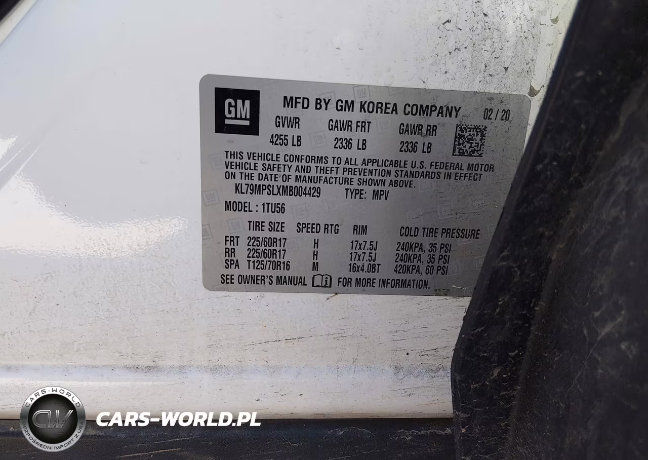 2021 Chevrolet Trailblazer Fwd Lt VIN:KL79MPSLXMB004429 - 9