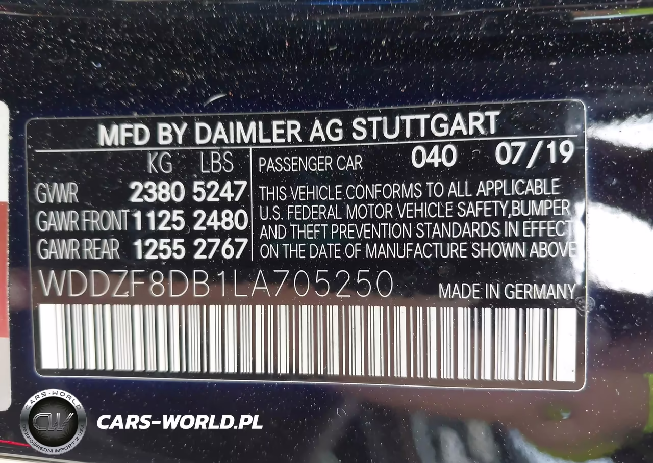 2020 Mercedes-Benz E 350 VIN:WDDZF8DB1LA705250 - 9