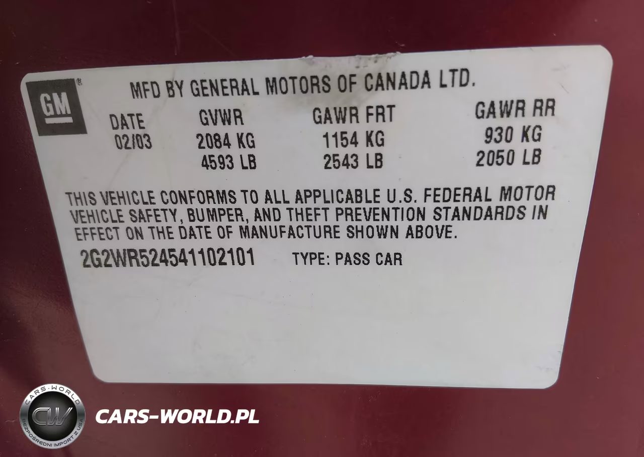 2004 Pontiac Grand Prix Gtp VIN:2G2WR524541102101 - 9