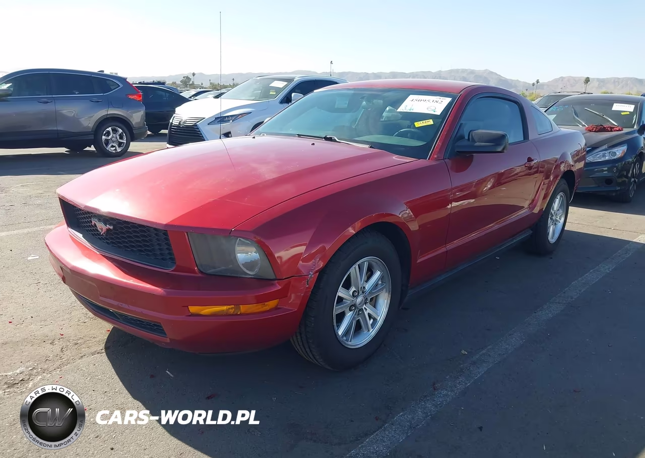 2007 Ford Mustang V6 Deluxe-V6 Premium VIN:1ZVFT80N475279507 - 2