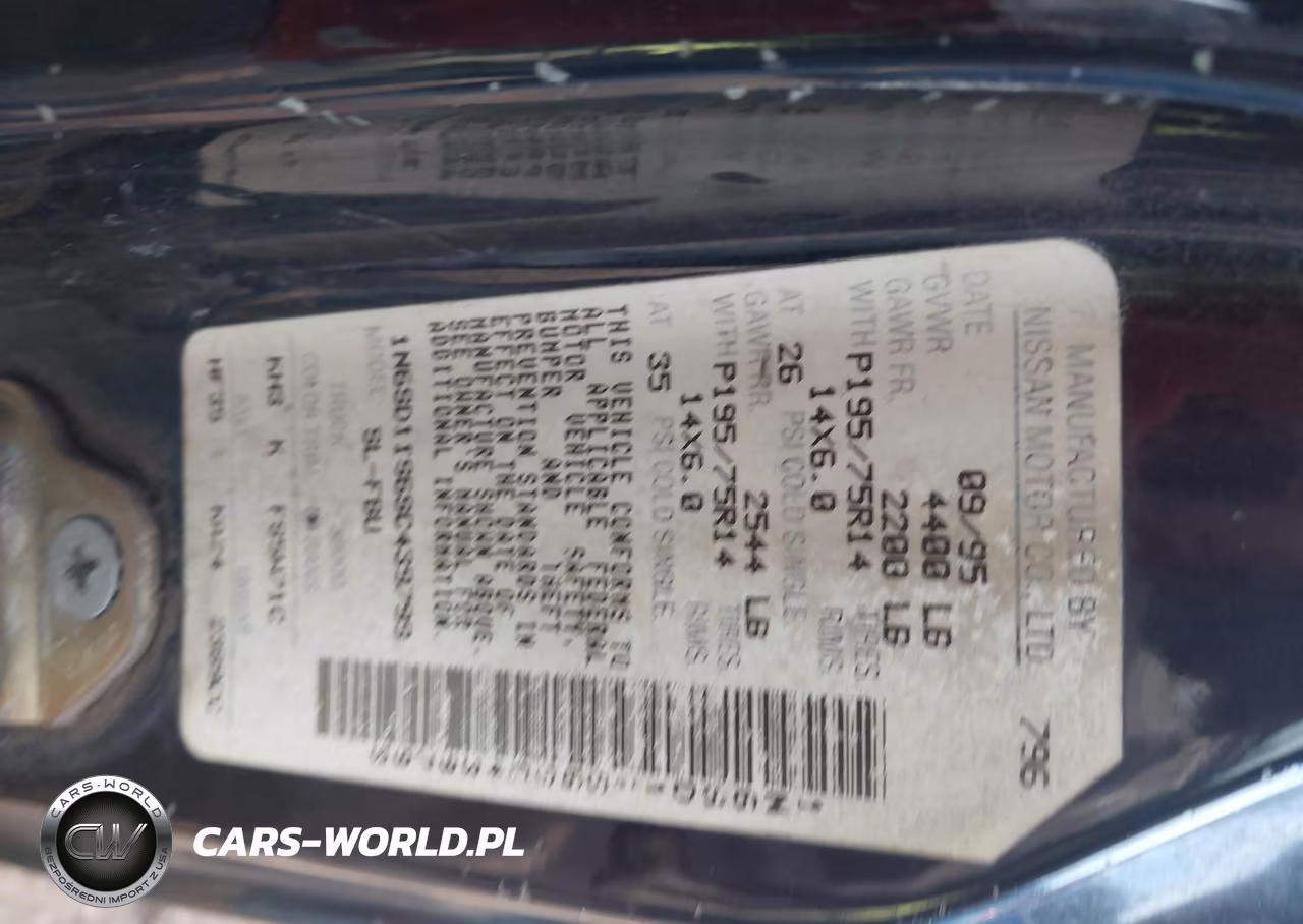 1995 Nissan Truck E-Xe VIN:1N6SD11S6SC439799 - 9