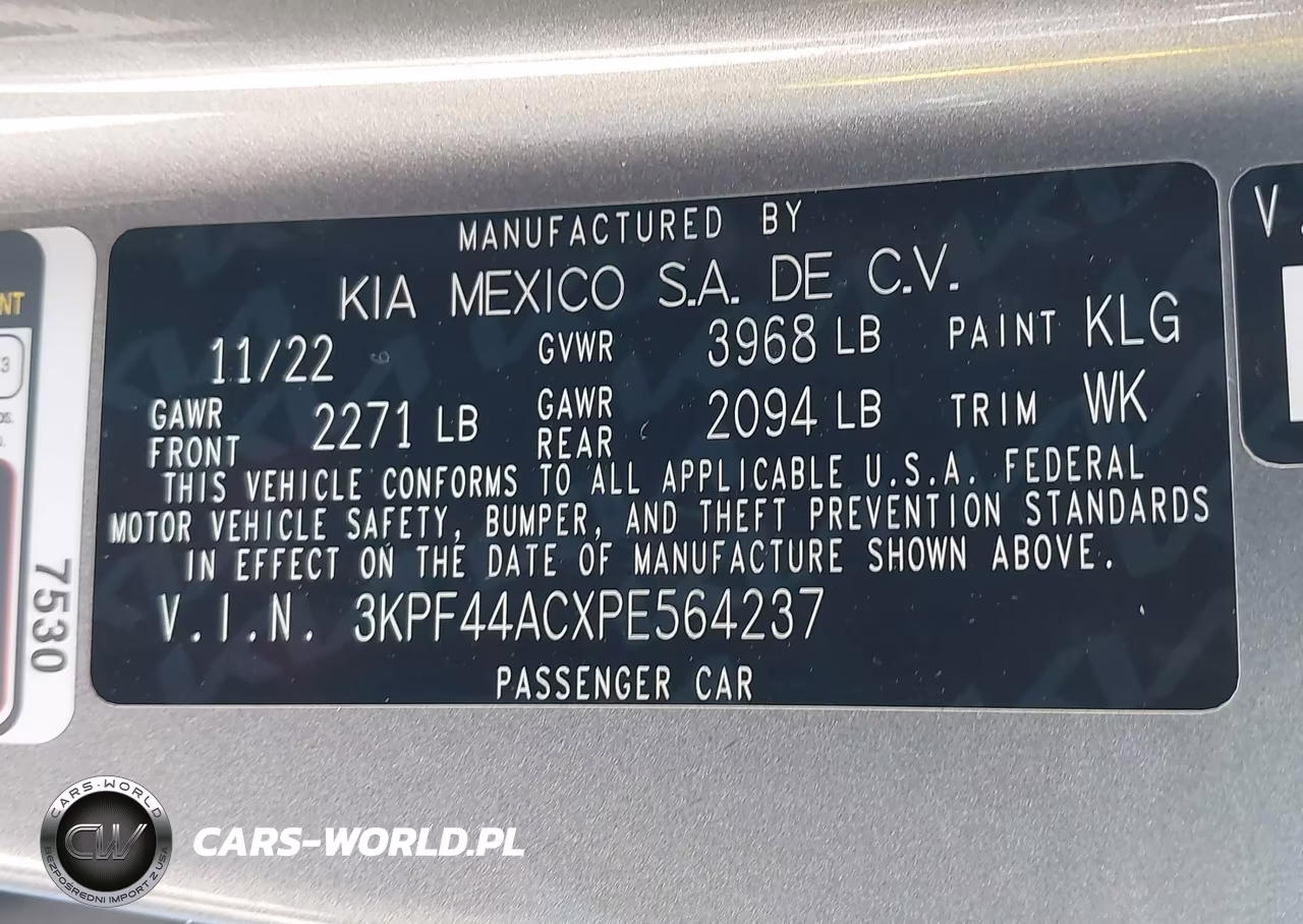 2023 Kia Forte Gt VIN:3KPF44ACXPE564237 - 9
