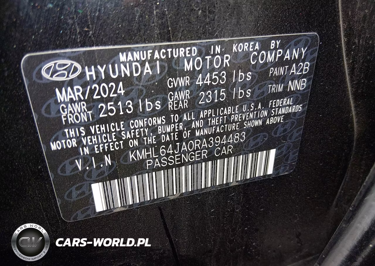 2024 Hyundai Sonata Sel VIN:KMHL64JA0RA394483 - 9