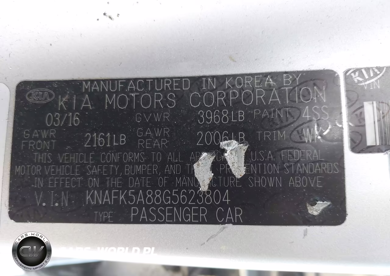 2016 Kia Forte Lx VIN:KNAFK5A88G5623804 - 9