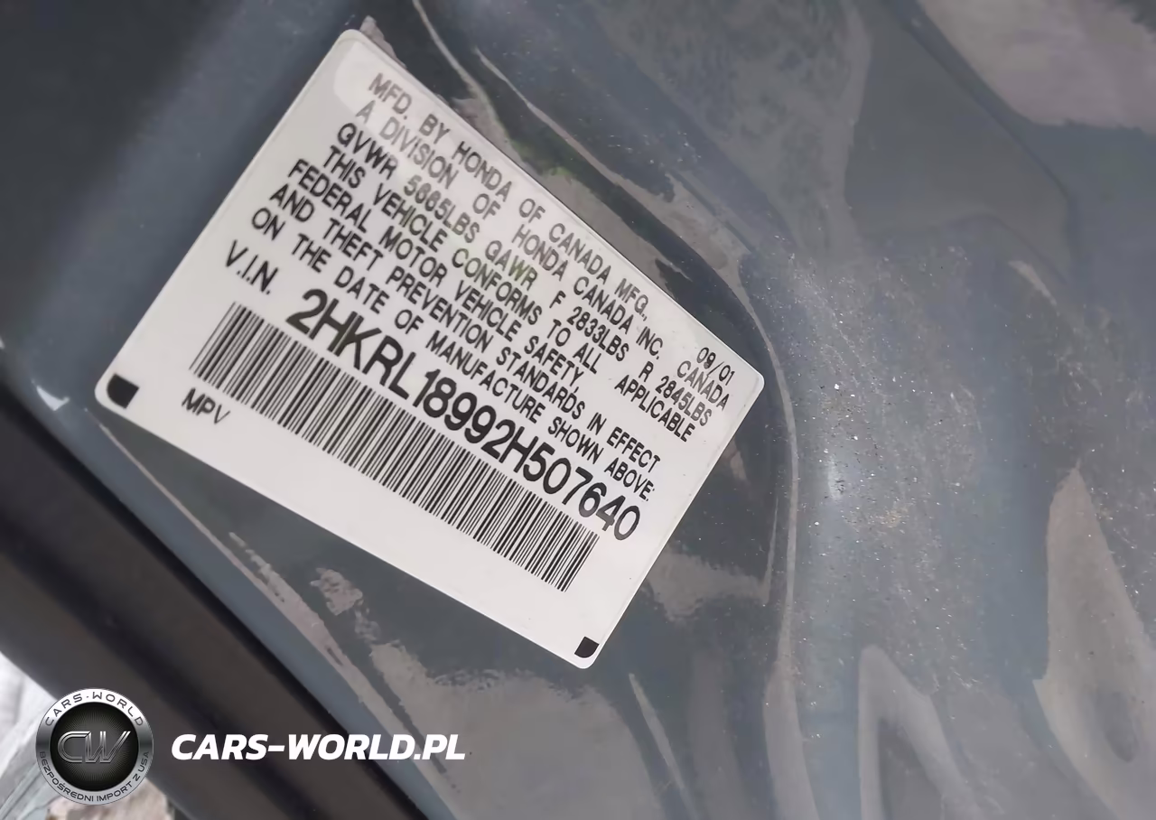 2002 Honda Odyssey Ex-L VIN:2HKRL18992H507640 - 9