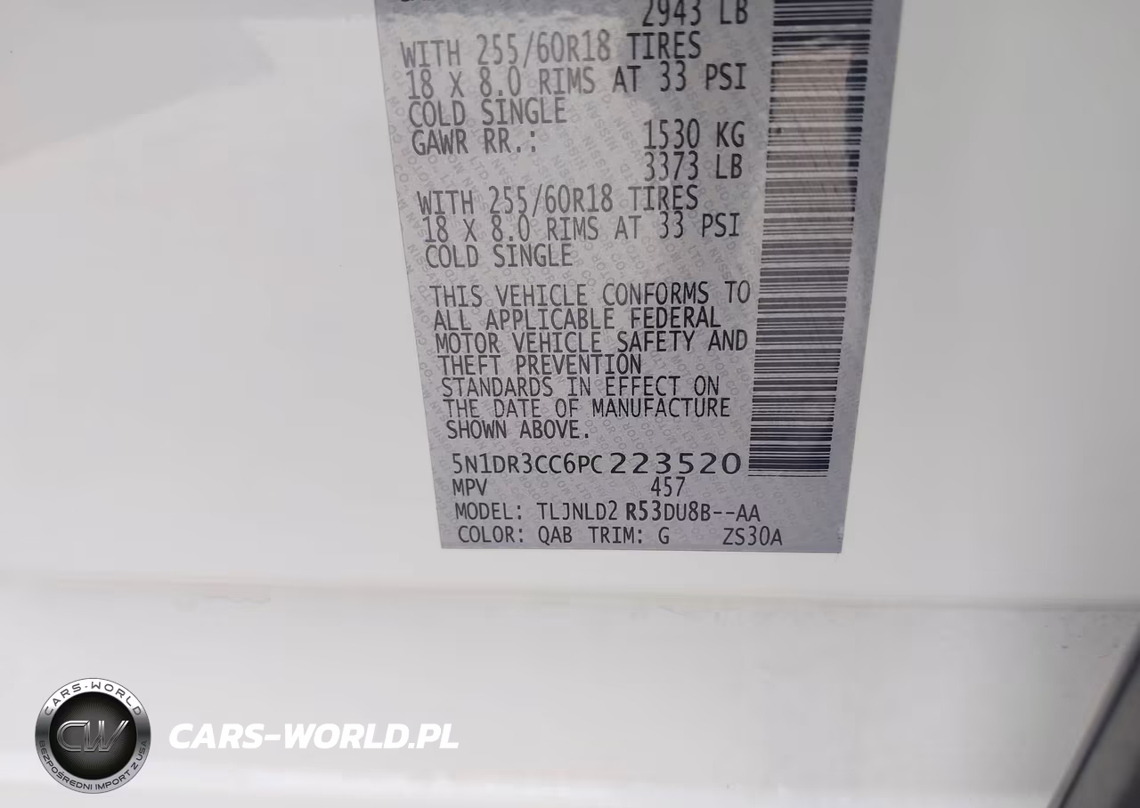 2023 Nissan Pathfinder Sl 4Wd VIN:5N1DR3CC6PC223520 - 9