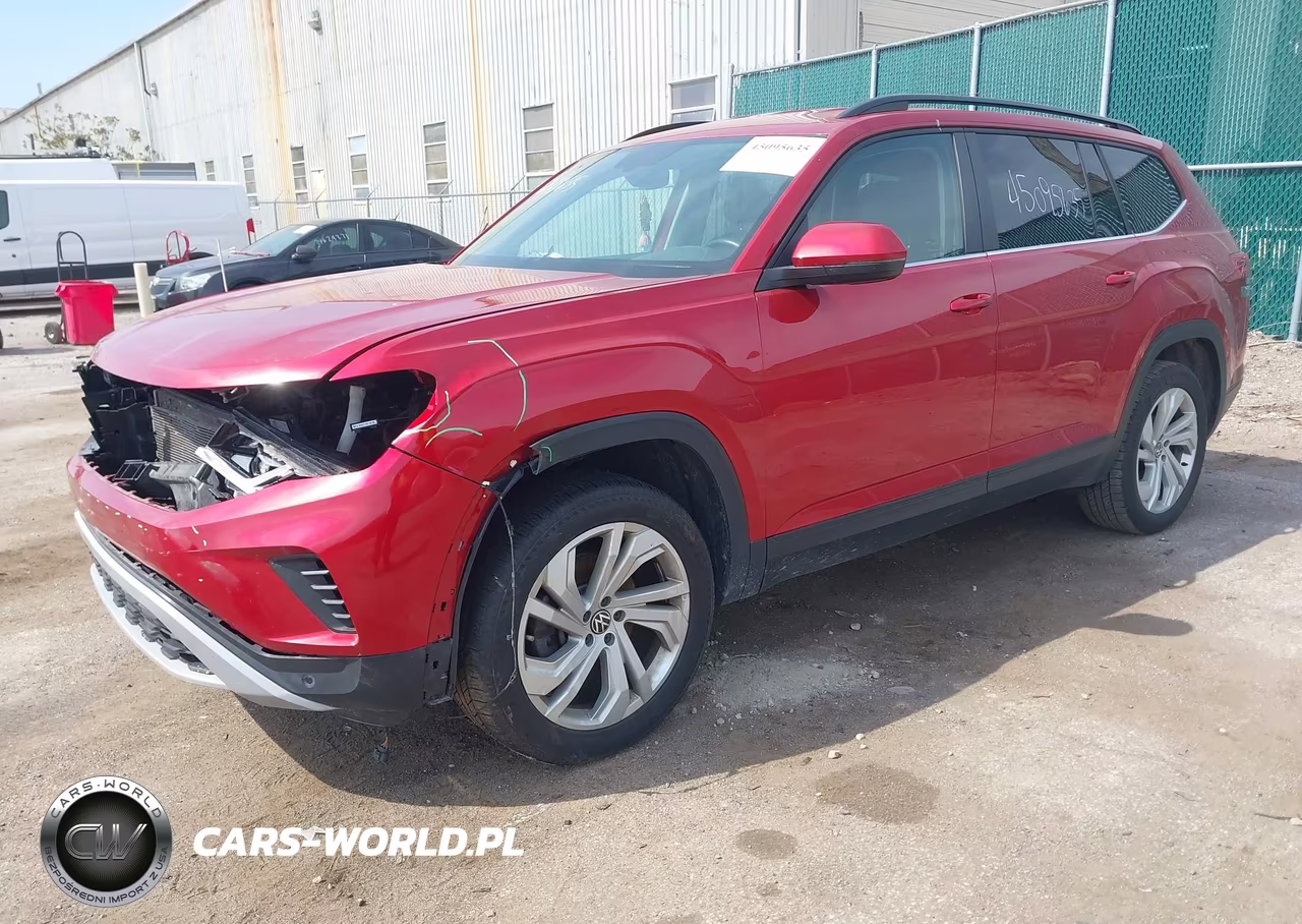 2021 Volkswagen Atlas 3.6L V6 Se W-Technology VIN:1V2HR2CA8MC529966 - 2