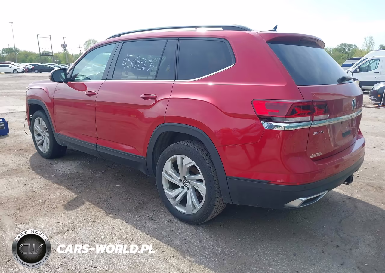 2021 Volkswagen Atlas 3.6L V6 Se W-Technology VIN:1V2HR2CA8MC529966 - 3