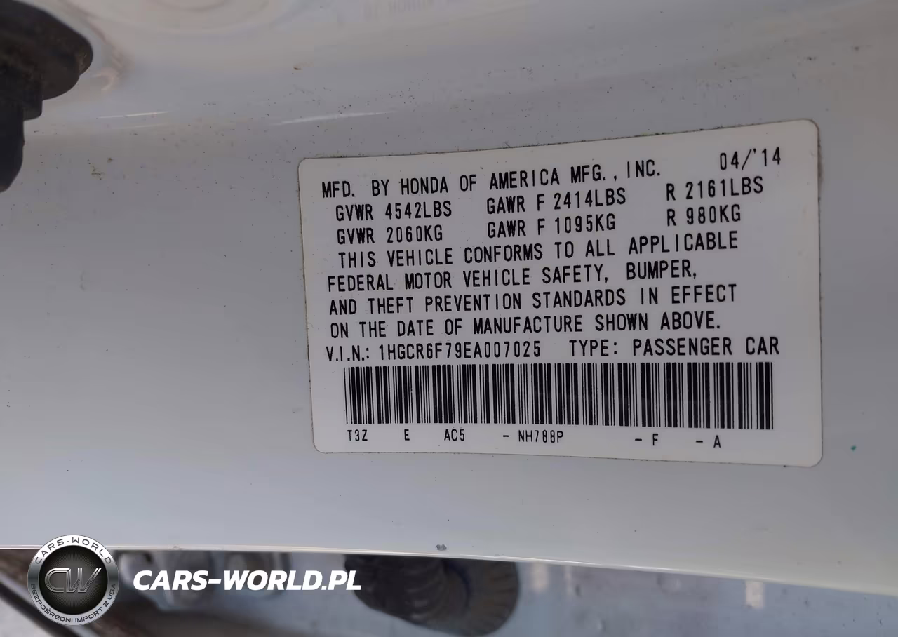 2014 Honda Accord Hybrid Touring VIN:1HGCR6F79EA007025 - 9