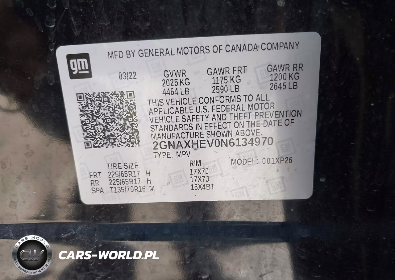 2022 Chevrolet Equinox Fwd Ls VIN:2GNAXHEV0N6134970 - 9