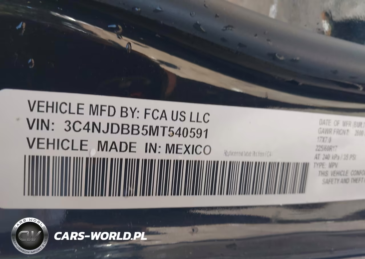 2021 Jeep Compass Latitude 4X4 VIN:3C4NJDBB5MT540591 - 9