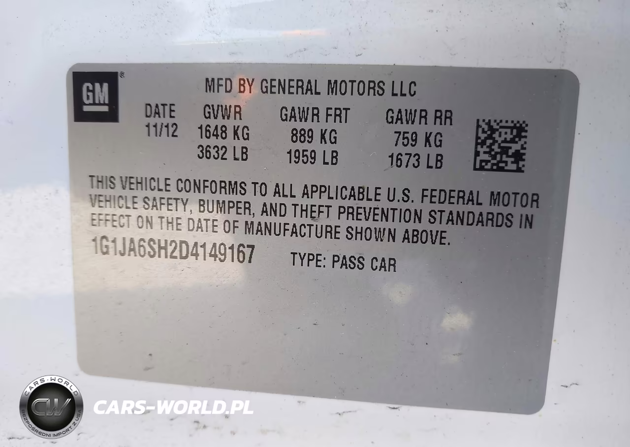 2013 Chevrolet Sonic Ls Auto VIN:1G1JA6SH2D4149167 - 9