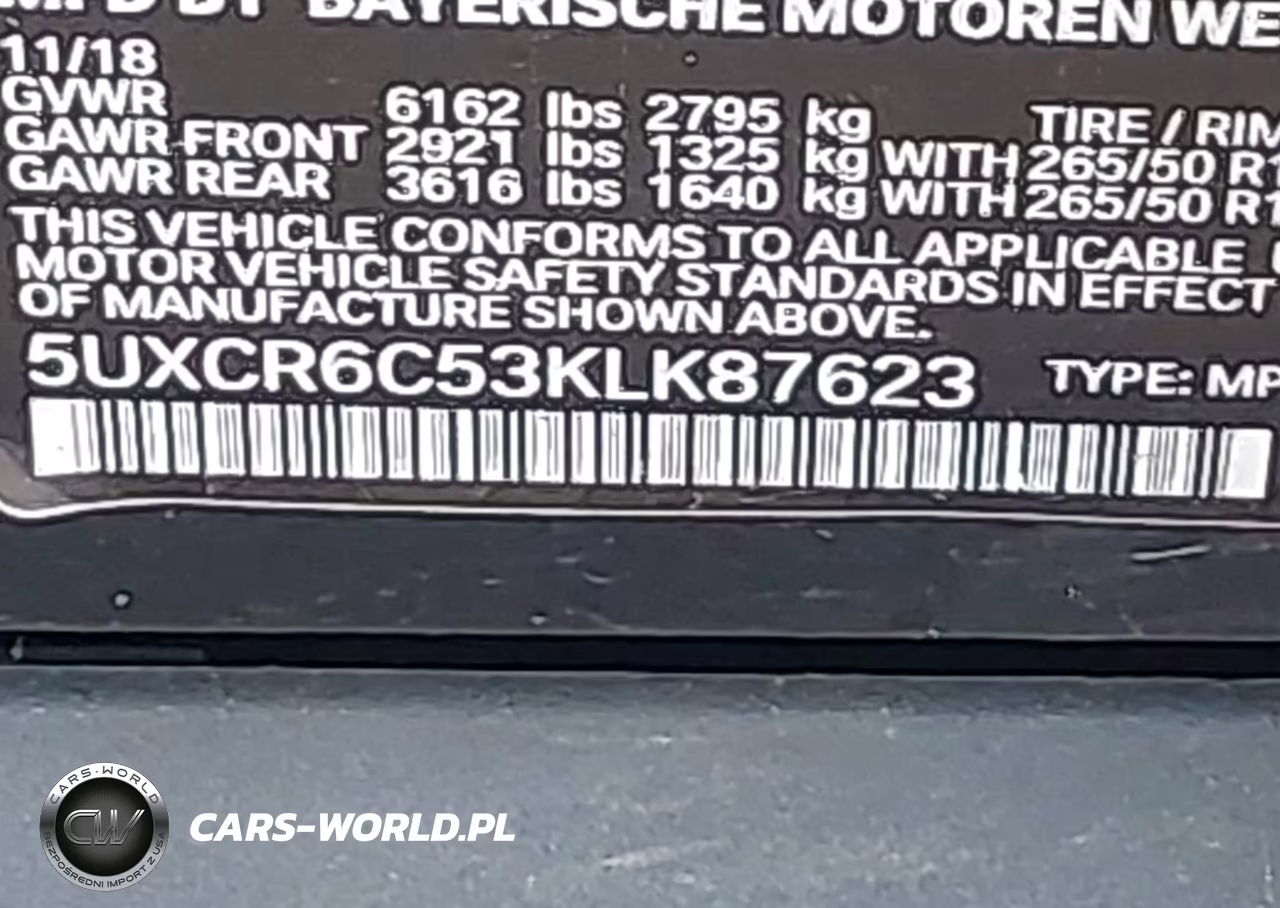 2019 BMW X5 xDrive40I VIN:5UXCR6C53KLK87623 - 9