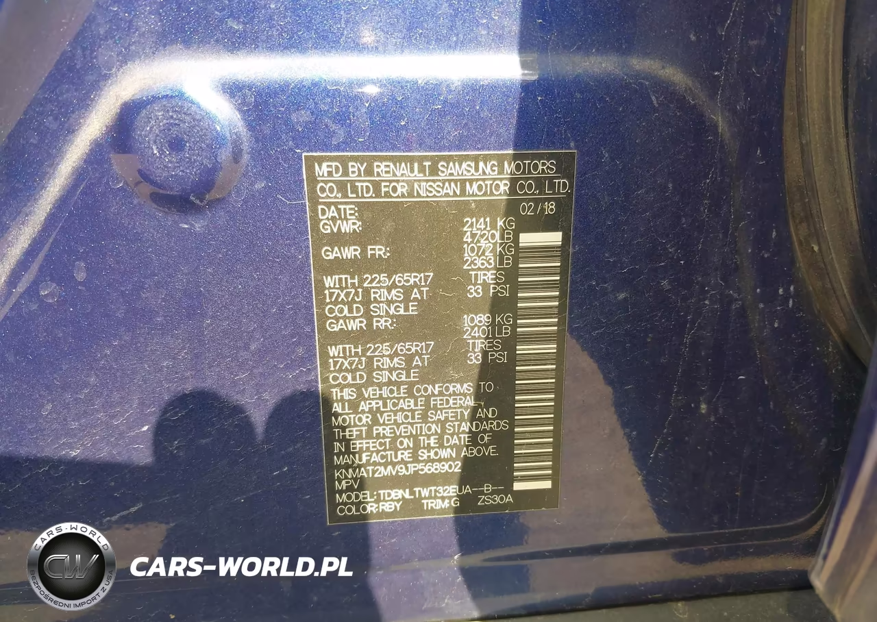 2018 Nissan Rogue Sv VIN:KNMAT2MV9JP568902 - 9