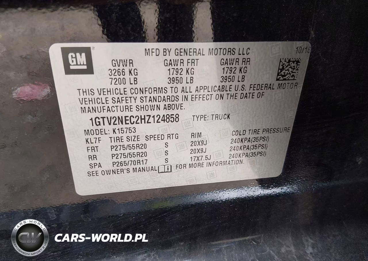 2017 GMC Sierra 1500 Slt VIN:1GTV2NEC2HZ124858 - 9