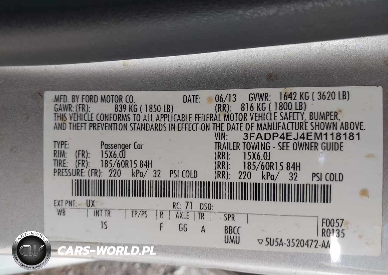 2014 Ford Fiesta Se VIN:3FADP4EJ4EM118181 - 9