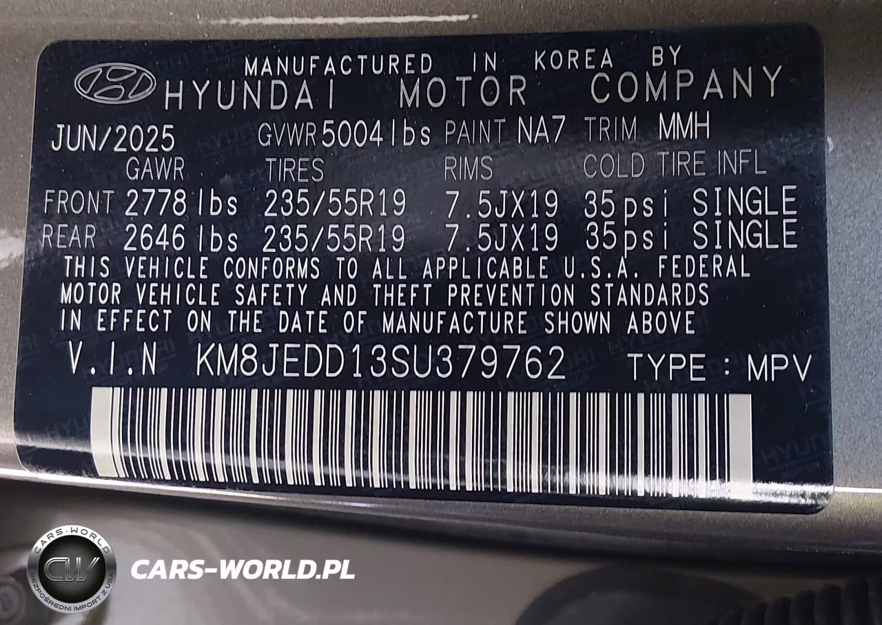 2025 Hyundai Tucson Hybrid Limited VIN:KM8JEDD13SU379762 - 9