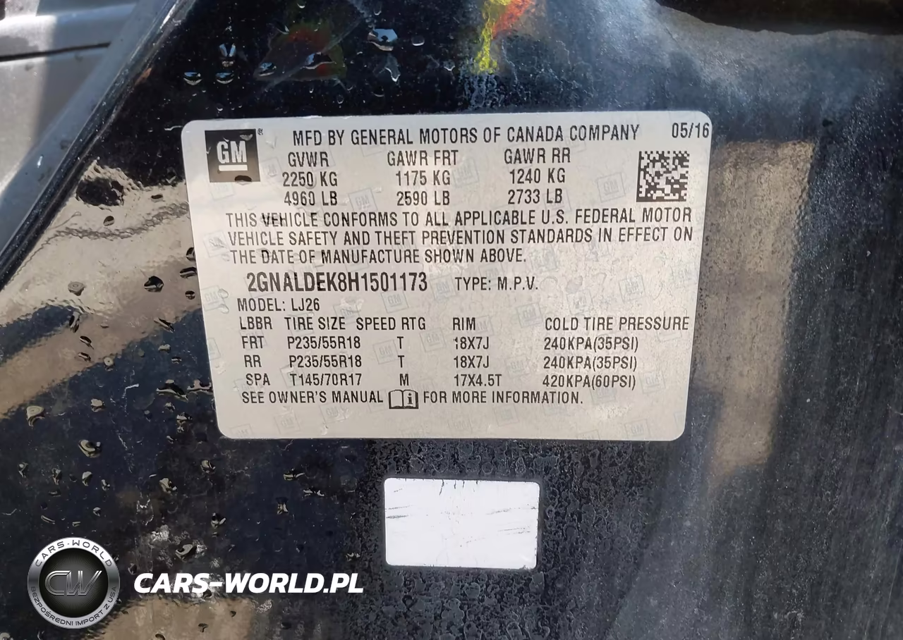 2017 Chevrolet Equinox Premier VIN:2GNALDEK8H1501173 - 9