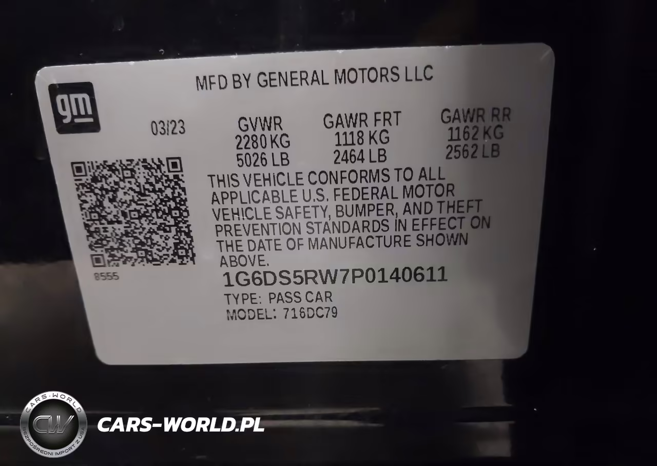 2023 Cadillac Ct5 Premium Luxury VIN:1G6DS5RW7P0140611 - 9
