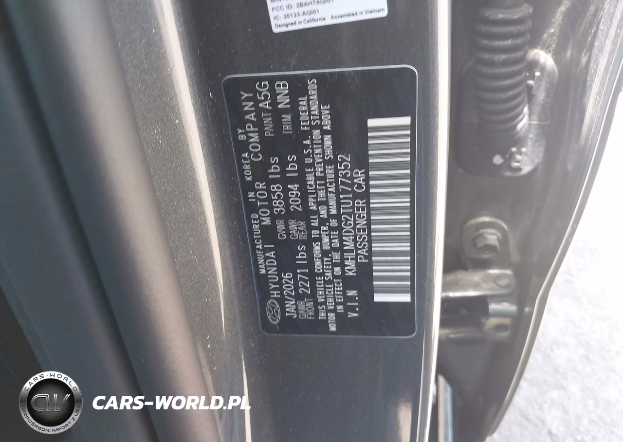 2026 Hyundai Elantra Sel Sport VIN:KMHLM4DG2TU177352 - 9