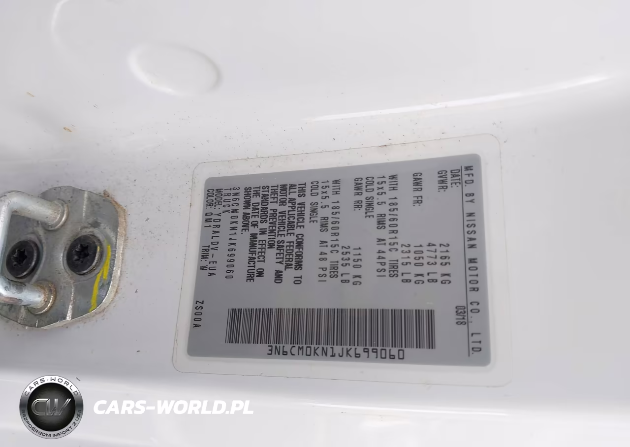 2018 Nissan Nv200 S VIN:3N6CM0KN1JK699060 - 9