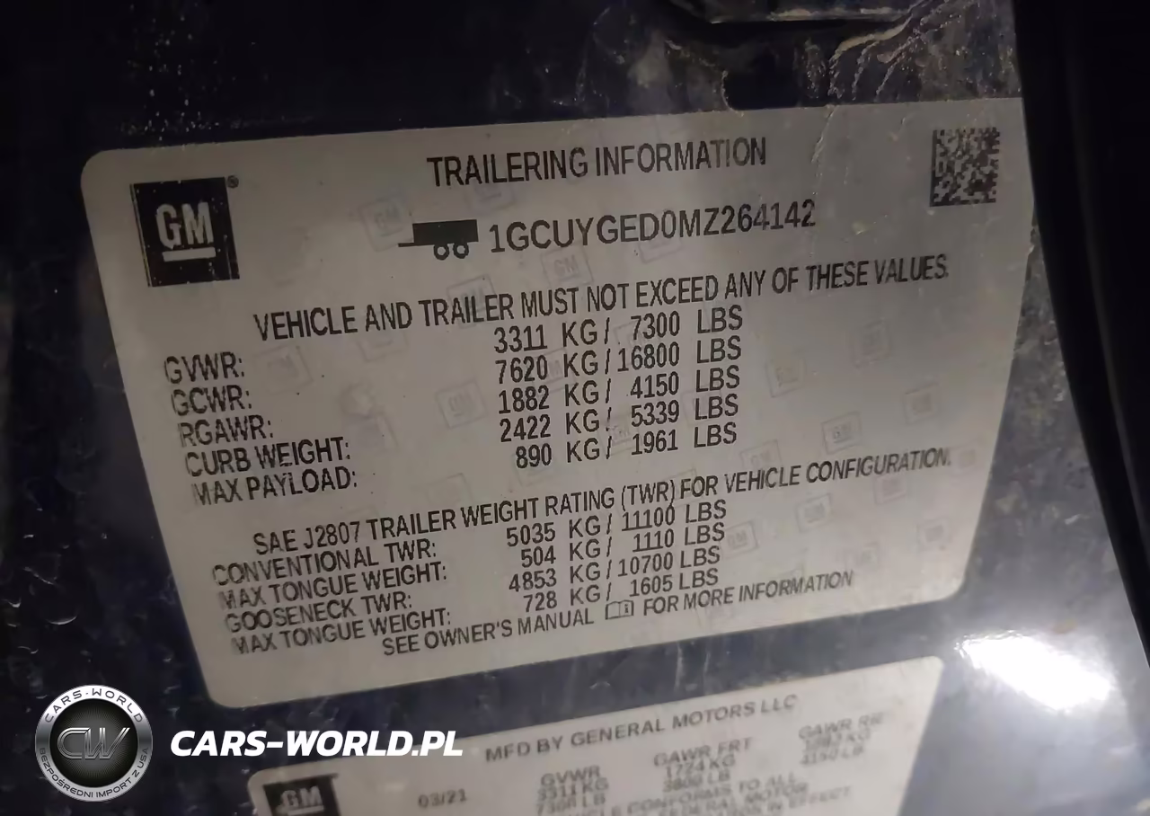 2021 Chevrolet Silverado 1500 4Wd Short Bed Ltz VIN:1GCUYGED0MZ264142 - 9