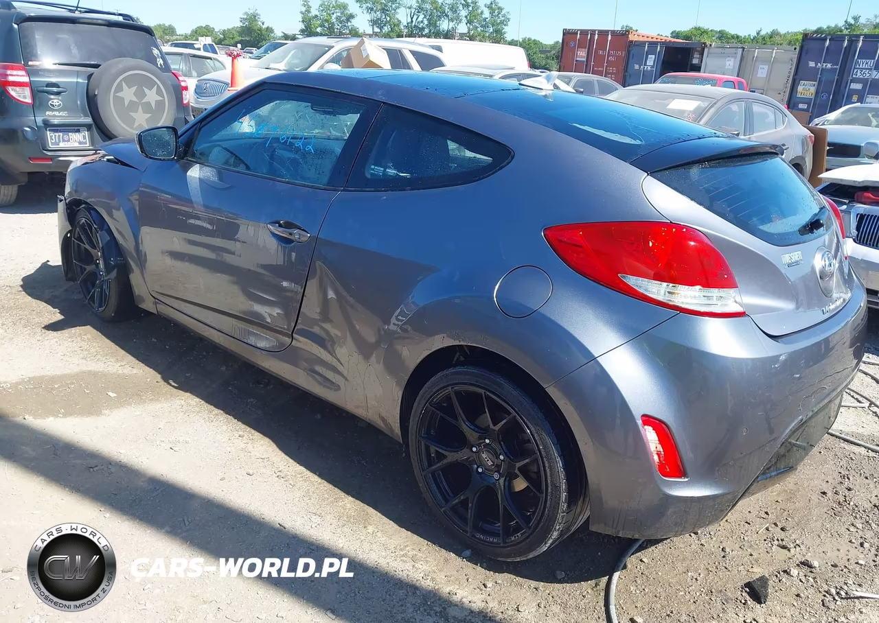2013 Hyundai Veloster Base W-Black VIN:KMHTC6AD2DU121664 - 3