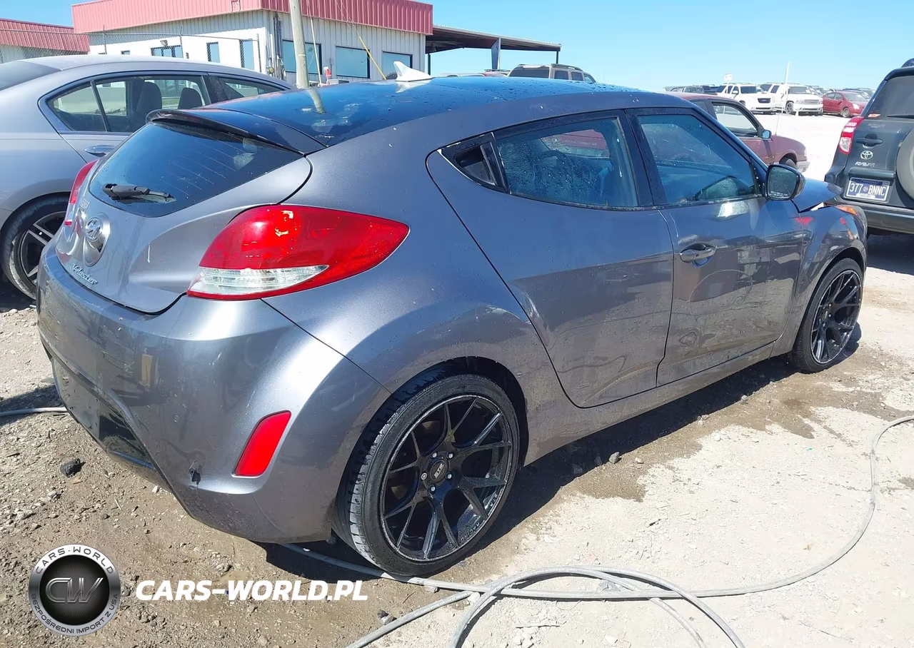 2013 Hyundai Veloster Base W-Black VIN:KMHTC6AD2DU121664 - 4