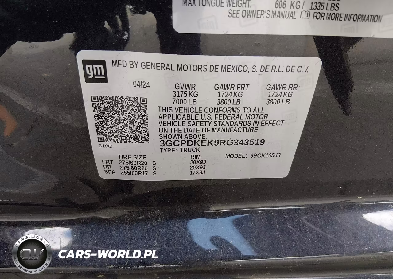 2024 Chevrolet Silverado 1500 4Wd Short Bed Lt With 2Fl VIN:3GCPDKEK9RG343519 - 9