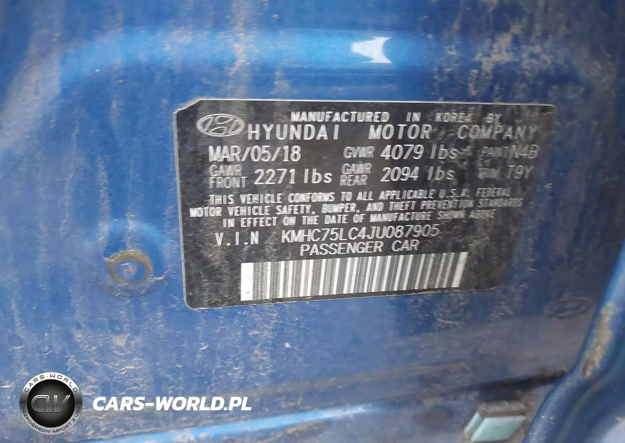 2018 Hyundai Ioniq Hybrid Sel VIN:KMHC75LC4JU087905 - 9
