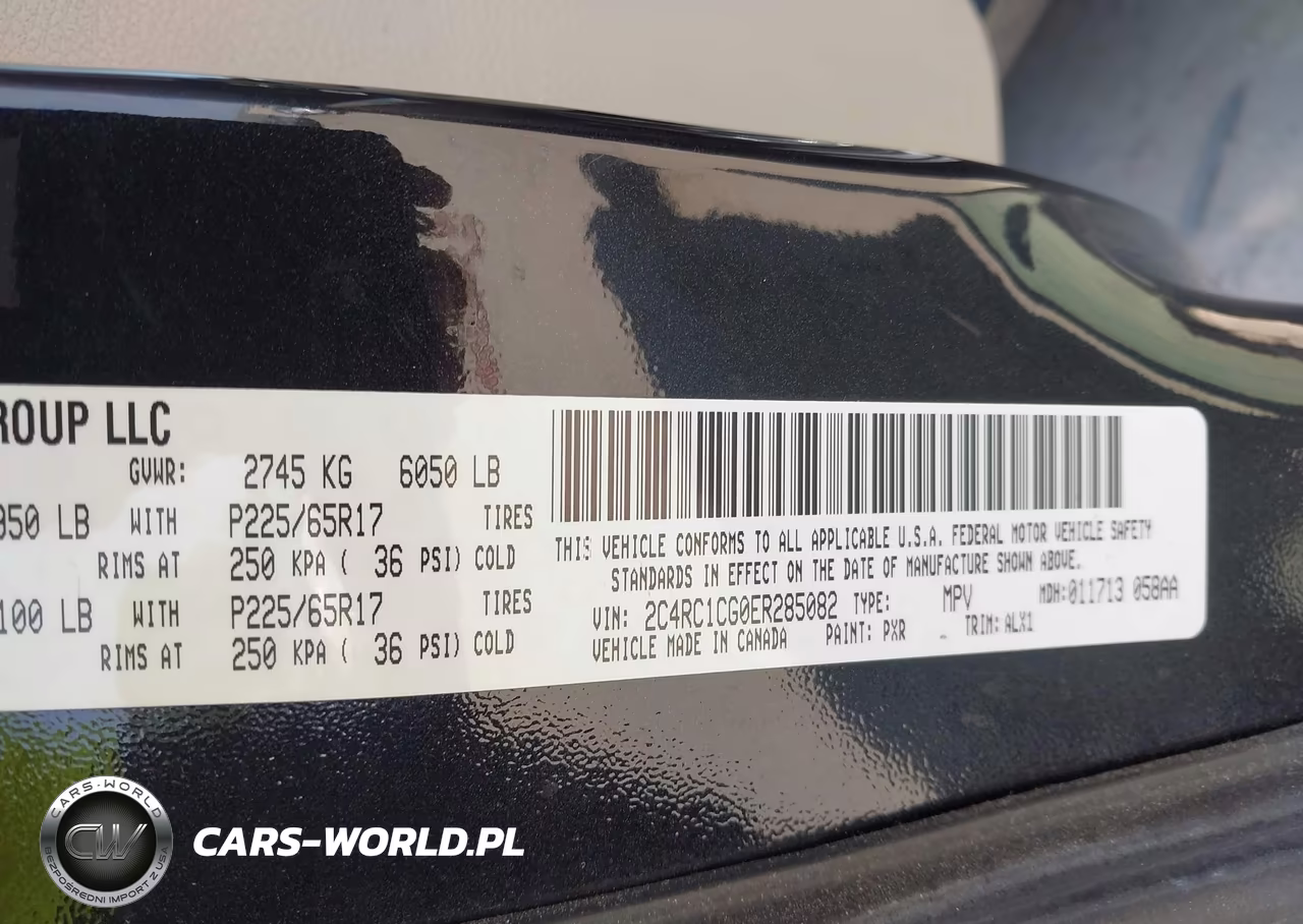 2014 Chrysler Town & Country Touring-L VIN:2C4RC1CG0ER285082 - 9