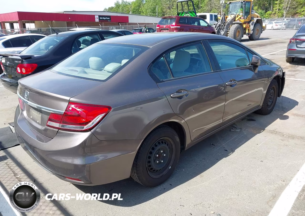 2014 Honda Civic Lx VIN:2HGFB2F56EH549998 - 4
