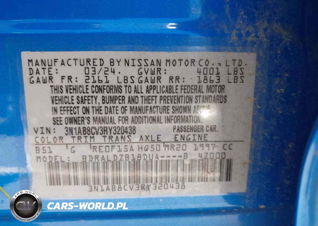 2024 Nissan Sentra Sv Xtronic Cvt VIN:3N1AB8CV3RY320438 - 9