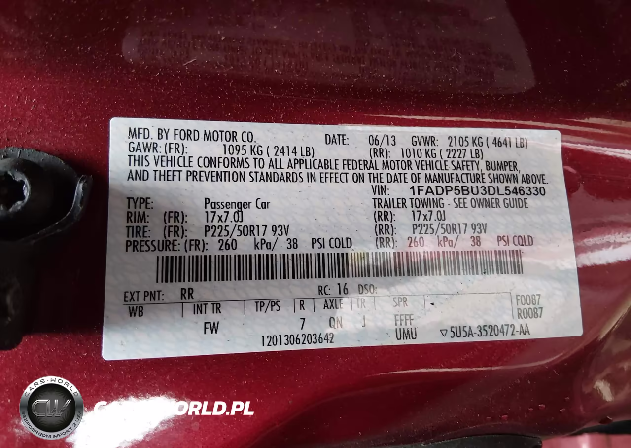 2013 Ford C-Max Hybrid Sel VIN:1FADP5BU3DL546330 - 9
