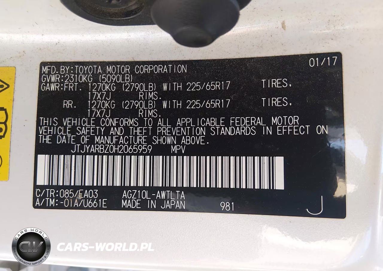 2017 Lexus Nx 200T VIN:JTJYARBZ0H2065959 - 9