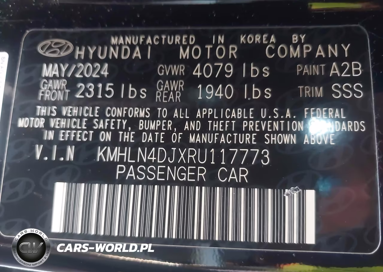 2024 Hyundai Elantra Hybrid Limited VIN:KMHLN4DJXRU117773 - 9