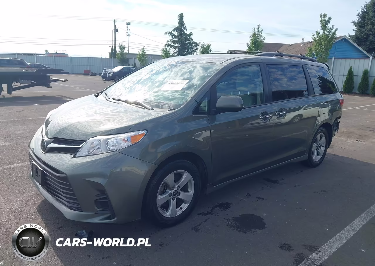 2020 Toyota Sienna Le VIN:5TDKZ3DC5LS025966 - 2