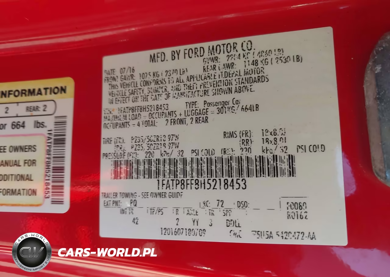 2017 Ford Mustang Gt Premium VIN:1FATP8FF8H5218453 - 9