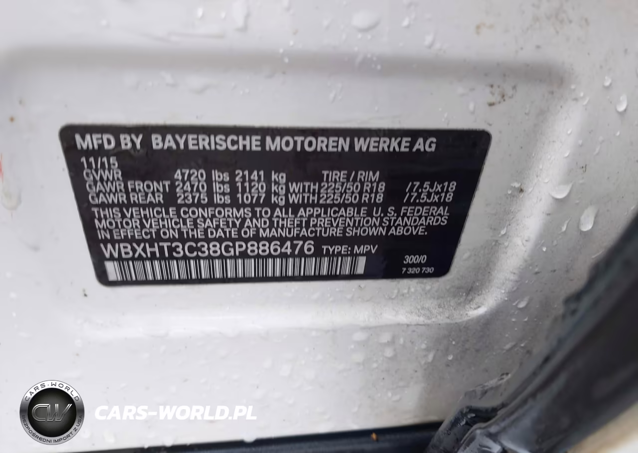 2016 BMW X1 xDrive28I VIN:WBXHT3C38GP886476 - 9